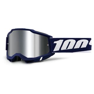 100% Accuri 2 Goggle Mifflin Mirror Silver Flash Lens