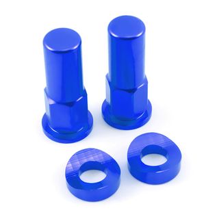 Spp Rim Lock Nuts Blue