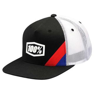 100% Youth Cornerstone Black Trucker Hat