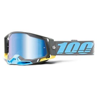 100% Racecraft2 Goggle Trinidad Mirror Blue Lens