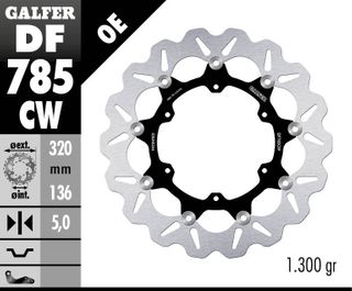 Galfer Dr-Z400S/Sm 00-19 Rs2 Fs Ss-Al-Ss