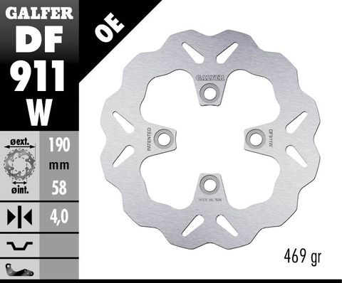 DF911W STANDARD SOLID MOUNT ROTOR