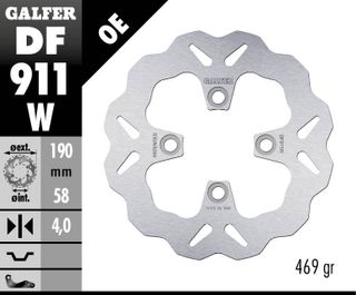 DF911W STANDARD SOLID MOUNT ROTOR