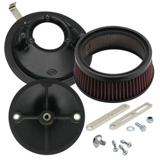 S&S Universal Stealth Air Cleaner Kit For 1936-'92 Hd Big Twins & 1957-'90 Sportster Models With Super E&G Carbs