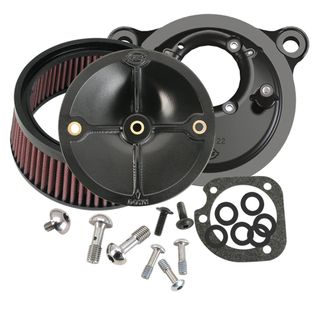 S&S Stealth Air Cleaner Kit Without Cover For 1993-1999 Hd Big Twin Models With Stock Cv Carb