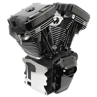 S&S T143 Black Edition Long Block Engine For 2006-'17 Hd Dyna Models