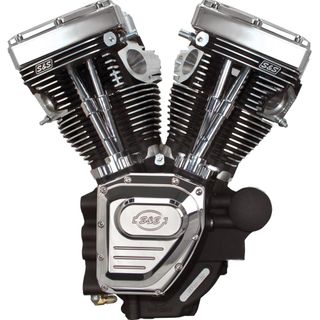 S&S T143 Assembled Long Block Engine For 1999-'06 Hd Big Twins (Except 2006 Dyna Models) - Silver