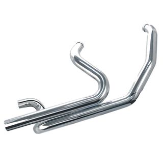 S&S Power Tune Dual Headers For 1995-2008 Touring Models - Chrome
