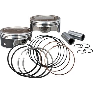 S&S Low Compression Forged Stock Bore Stoker Pistons For 1936-'84 Hd Big Twins - 3-7/16" +.060"