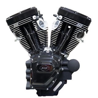 S&S Cycle T124 Black Edition Longblock Engine Harley Davidson
