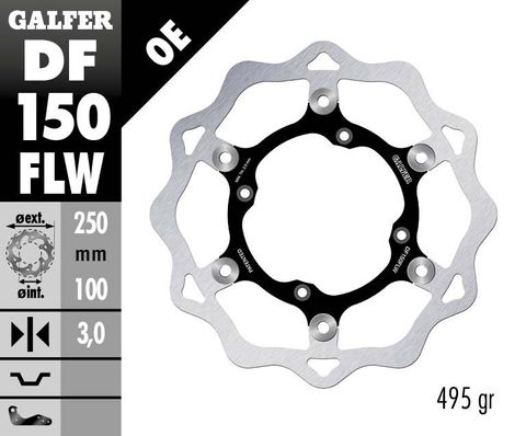 DF150FLW FLOATING FRONT WAVE ROTOR