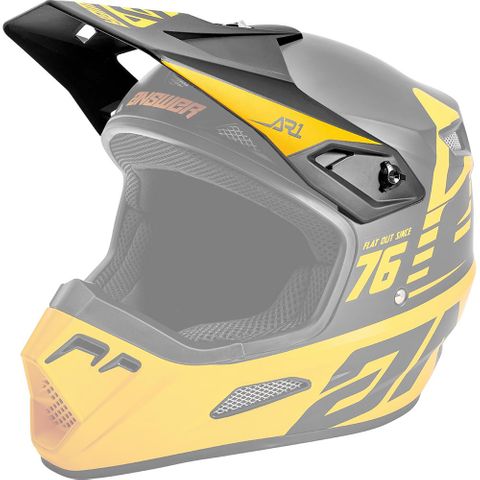 Answer 2023 Visor Bold Ar-1 Helmet Black/Bus