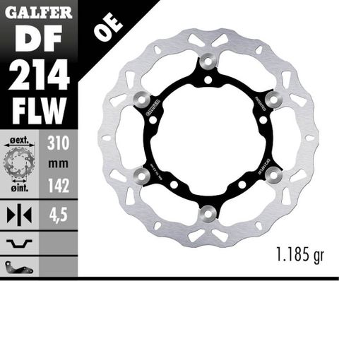DF214FLW GALFER OE FLOATING ZX25R 20-21