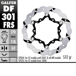 Galfer Oversize 270Mm Solid Mount Rotor
