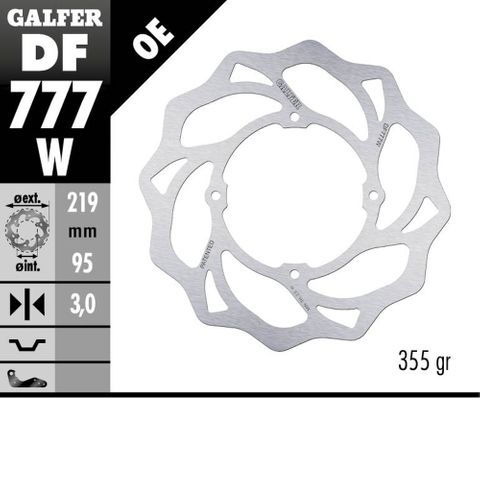 DF777W Galfer DISC W FIXED 85 SX (FRONT)