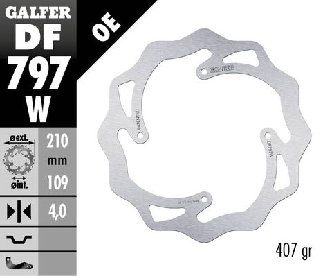 DF797W STANDARD SOLID MOUNT ROTOR