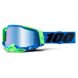 100% Racecraft2 Goggle Fremont Mirror Blue Lens