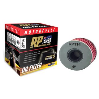 Race Performance Motorcycle Oil Filter - RP114