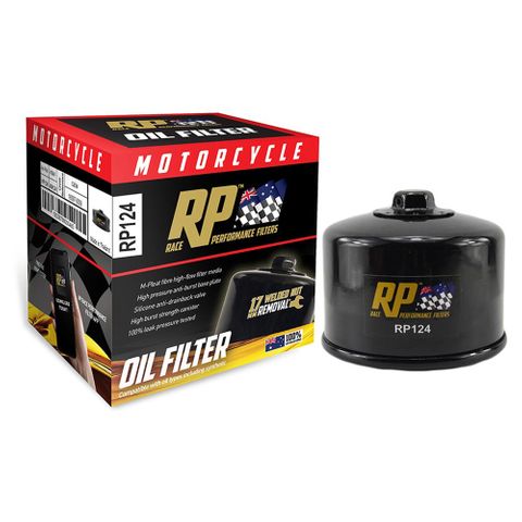 Race Performance Motorcycle Oil Filter - Rp124