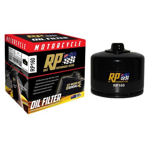 Race Performance Motorcycle Oil Filter - Rp160