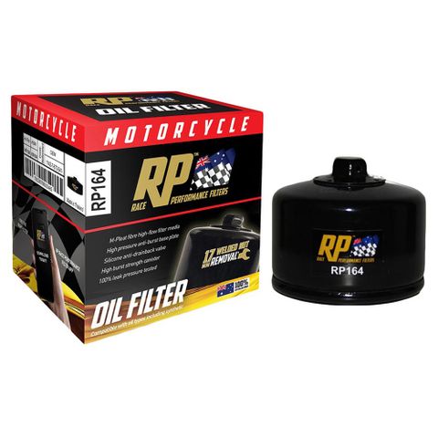 Race Performance Motorcycle Oil Filter - Rp164