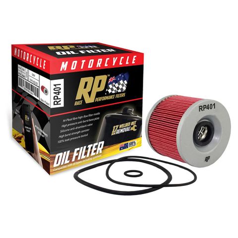 RP401 OIL FILTER HONDA/KAWASAKI/TRIUMPH/YAMAHA