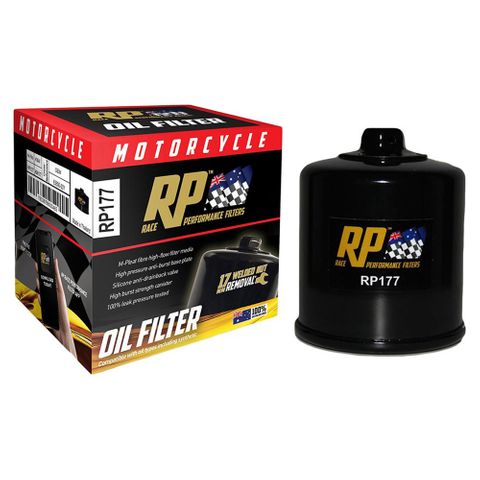 Race Performance Motorcycle Oil Filter - Rp177