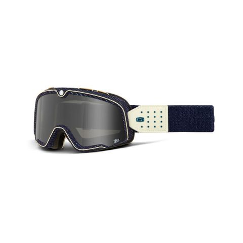 ONE-50000-00019 BARSTOW Goggle Denim - Dark Smoke Lens