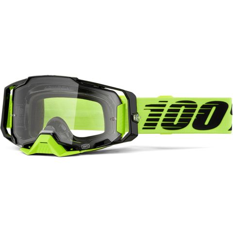 ONE-50004-00032 ARMEGA Goggle Neon Yellow - Clear Lens