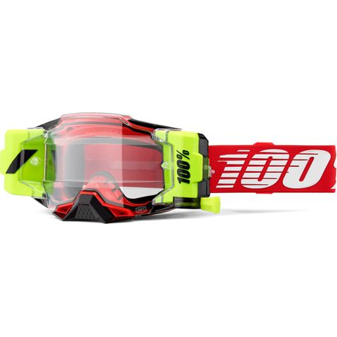 ONE-50006-00008 ARMEGA FORECAST Goggle Red - Clear Lens