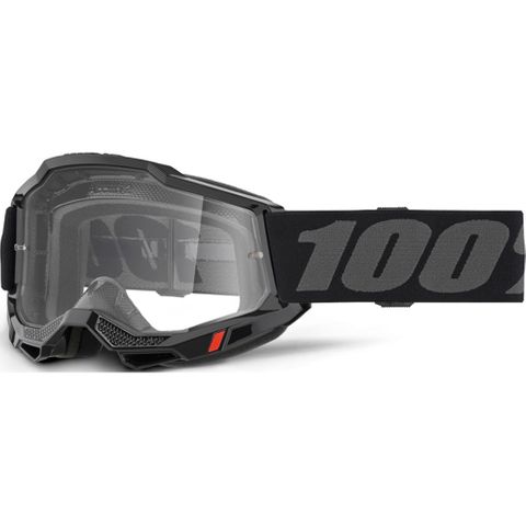 100% Accuri 2 Goggle Black - Clear Lens