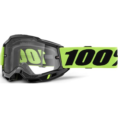 ONE-50015-00008 ACCURI 2 End MOTO Goggle Neon Yel-Cl Len