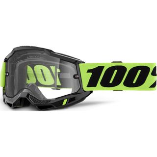 100% Accuri 2 Enduro Moto Goggle Neon Yel-Cl Len