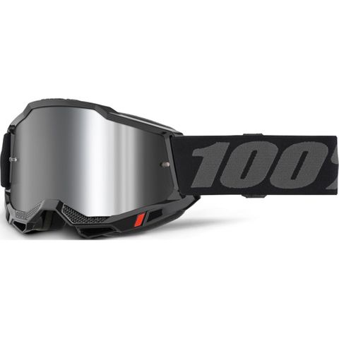 100% Accuri 2 Goggle Blk-Mirror Silver Lens