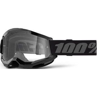 100% STRATA 2 Goggle Black - Clear Lens