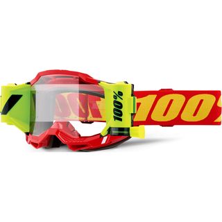 100% Accuri 2 FORECAST Goggle Red-Clear Lens