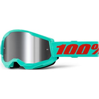100% Strata2 Goggle Maupiti-Mirror Sil Lens