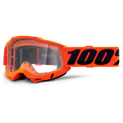 100% Accuri 2 OTG Goggle Orange Clear Lens