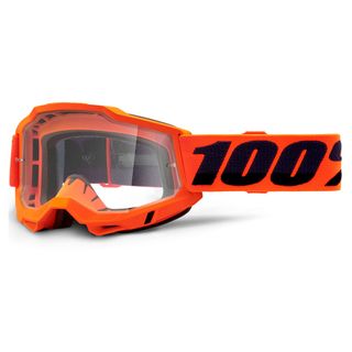 100% Accuri 2 Otg Goggle Orange Clear Lens