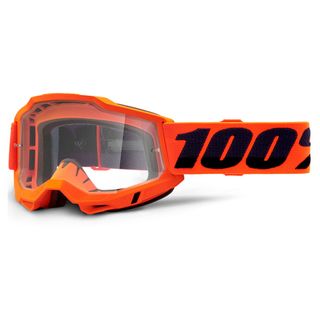 100% Accuri 2 OTG Goggle Orange Clear Lens