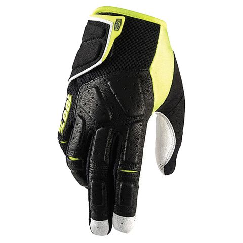 ONE-10003-027-11 SIMI MTB GLOVE BLK/LIME MD