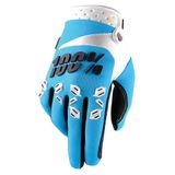 100% Airmatic Blue Gloves