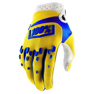 100% Airmatic Yellow Gloves