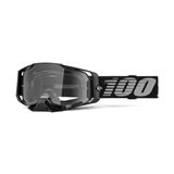 100% Armega Goggle Black - Clear Lens