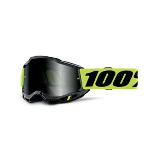 100% Accuri 2 Sand Goggle Neon Yellow Smoke Lens