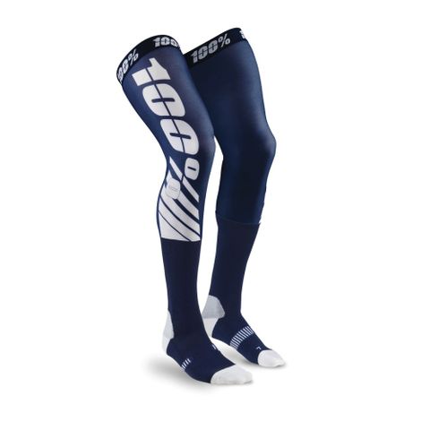 ONE-20052-00007 100% REV KNEE BRACE SOCK FLASH  NAVY