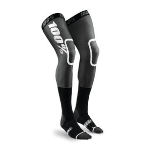 ONE-20052-00001 100% REV KNEE BRACE SOCK BLK/WHT S/M