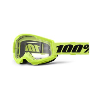 100% Strata2 JUNIOR Goggle Neon Yel-Cl Lens