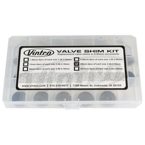 VIN-25SHIMKIT 25mm SHIM KIT 2.30 - 3.10mm