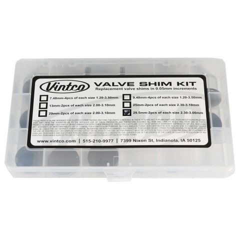 VIN-29.5SHIMKIT 29.5mm SHIM KIT  2.30 - 3.00mm